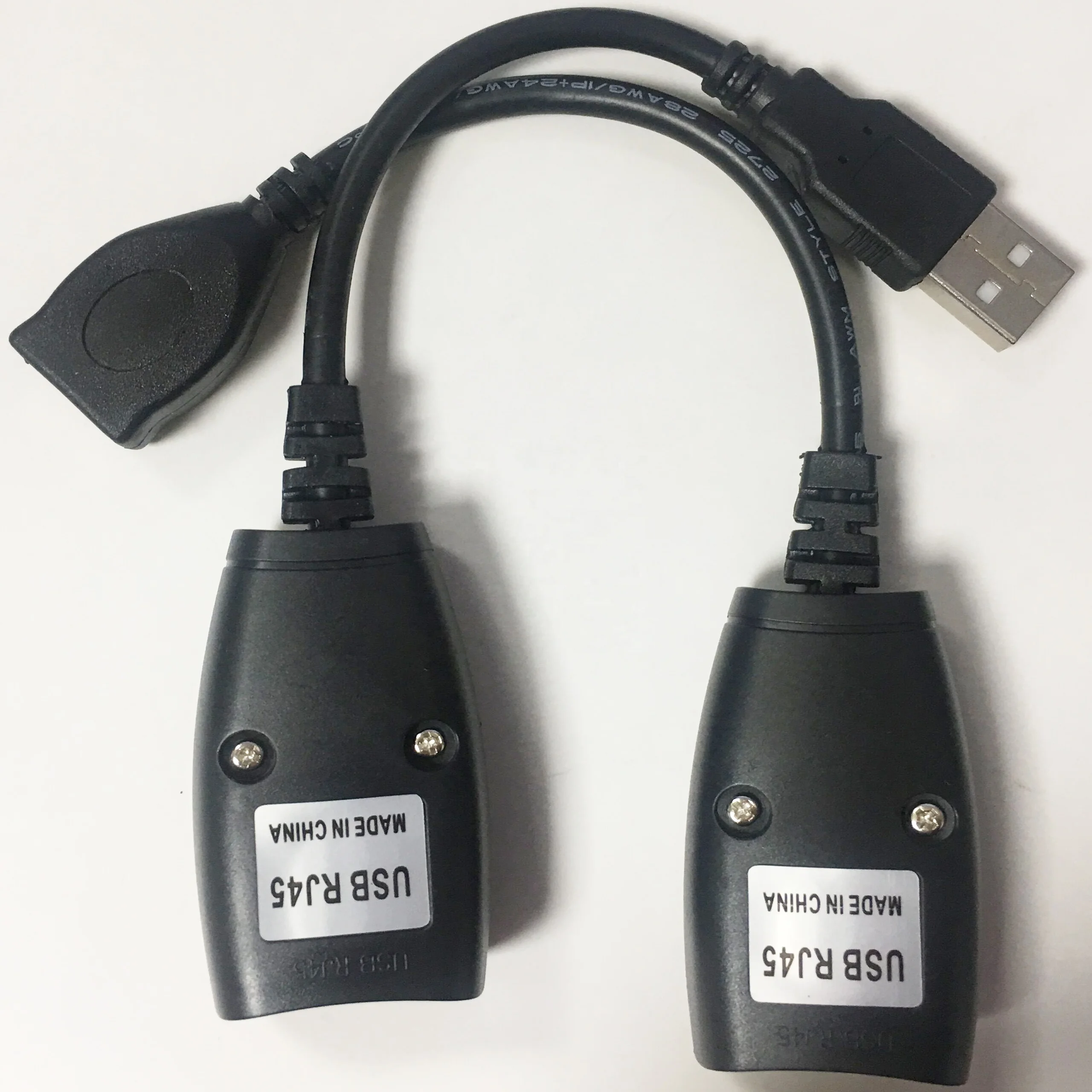 EBORM USB Extension Adapter New USB UTP Extender Adapter Over Single RJ45 Ethernet CAT5E 6 Cable up to 150ft