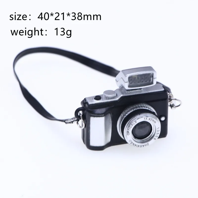 Wholesale Doll House Miniature Strap Camera Bjd Mini Camera Doll