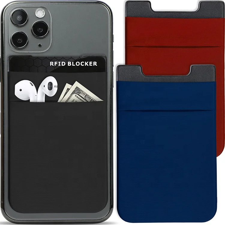 Universal Phone Card Holder - Stick on Wallet for Phone