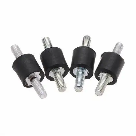 M8 Gummi-Halterungen Doppelendige Schrauben Anti-Vibrations-Isolatoren  Gummi-Stodmpfer-Fe