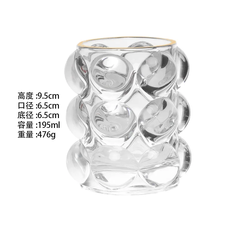 6oz Creative Bead Dot Ball Household Brushing Mouthwash Cosmetic Brush