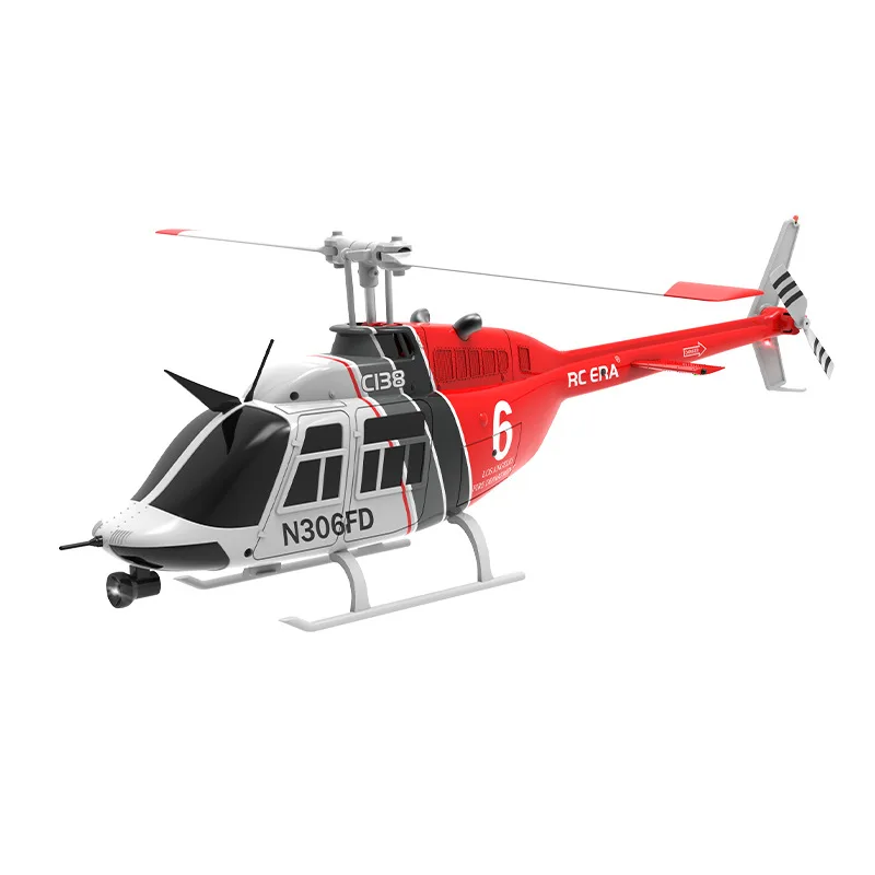RC ERA C187 2.4G 4CH Helicopter Single Blade EC-135 Scale 6