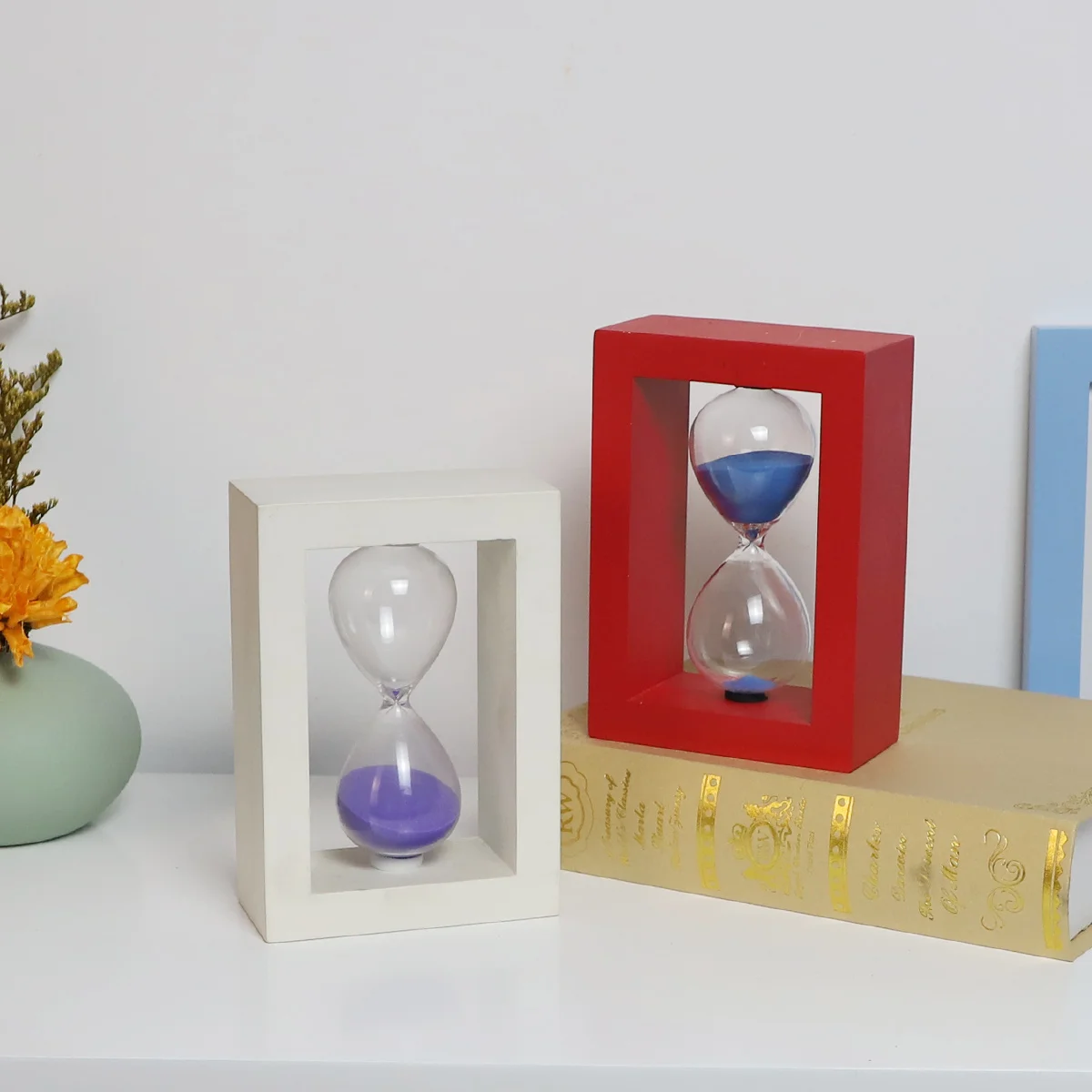 Elegant And Beautiful Design Hourglass Timer Study Hourglass Sand Timer For Home Desk Decor Xmas Birthday Gift