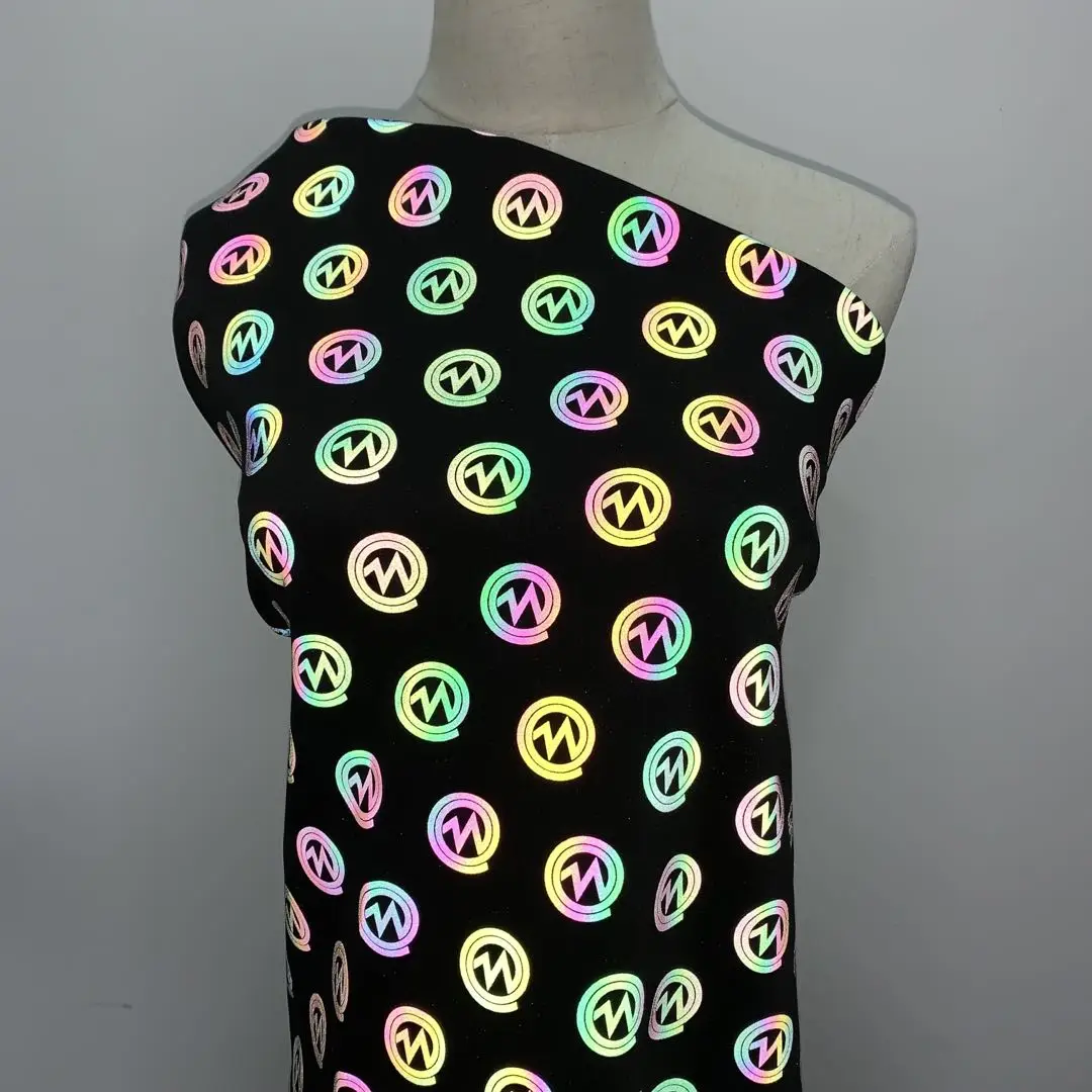 reflective fabric stretch reflective fabric waterproof reflective fabric for clothing