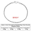 rhodium plated SB102-P