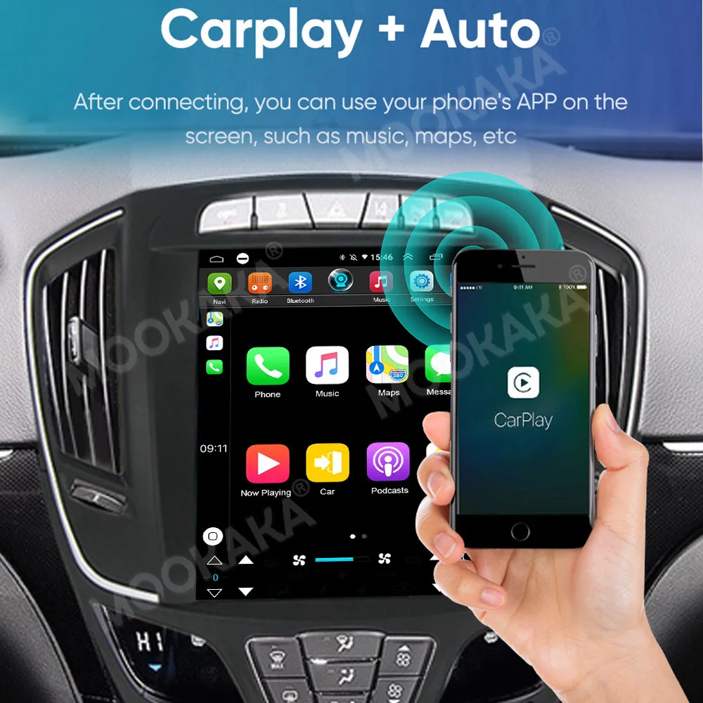 Car Radio for Opel Insignia for Buick Regal 2013-2017 Android 13 Multimedia Video Player Navigation Stereo GPS 2din TS18 CPU