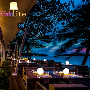 Modern LED Ball Table Lamp for Home and Restaurant Wholesale Plastic Body for Bedroom Hotel and Restaurant Decoration