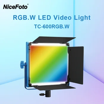 600RGB 50W Nicefoto Professional Wireless Flat RGB LED Video Lighting Studio Camera Photography Panel Lights detail image