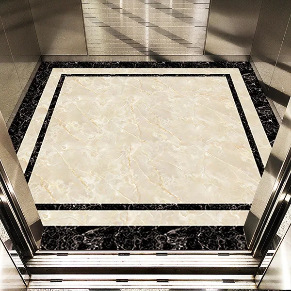 Luxury High Quality PVC Elevator Flooring Mat Customization OEM ODM Vinyl Elevated Matting Floor for Home Lift