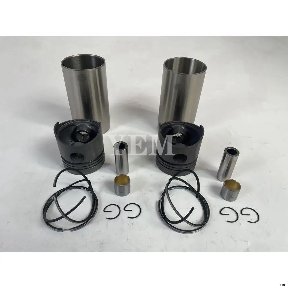 Engine Liner Kit With Pistons Ring Set Fit for Kubota Z750 Excavator Forklift Diesel Engine Repair Parts