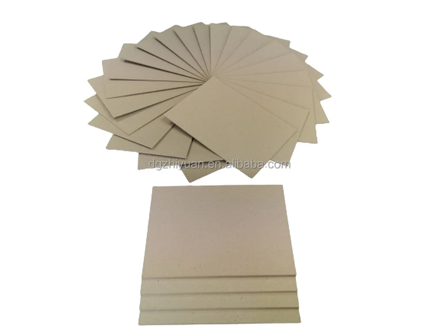 Grey Chipboard 0.45mm Thickness Double Grey Side Called Book Binding Board