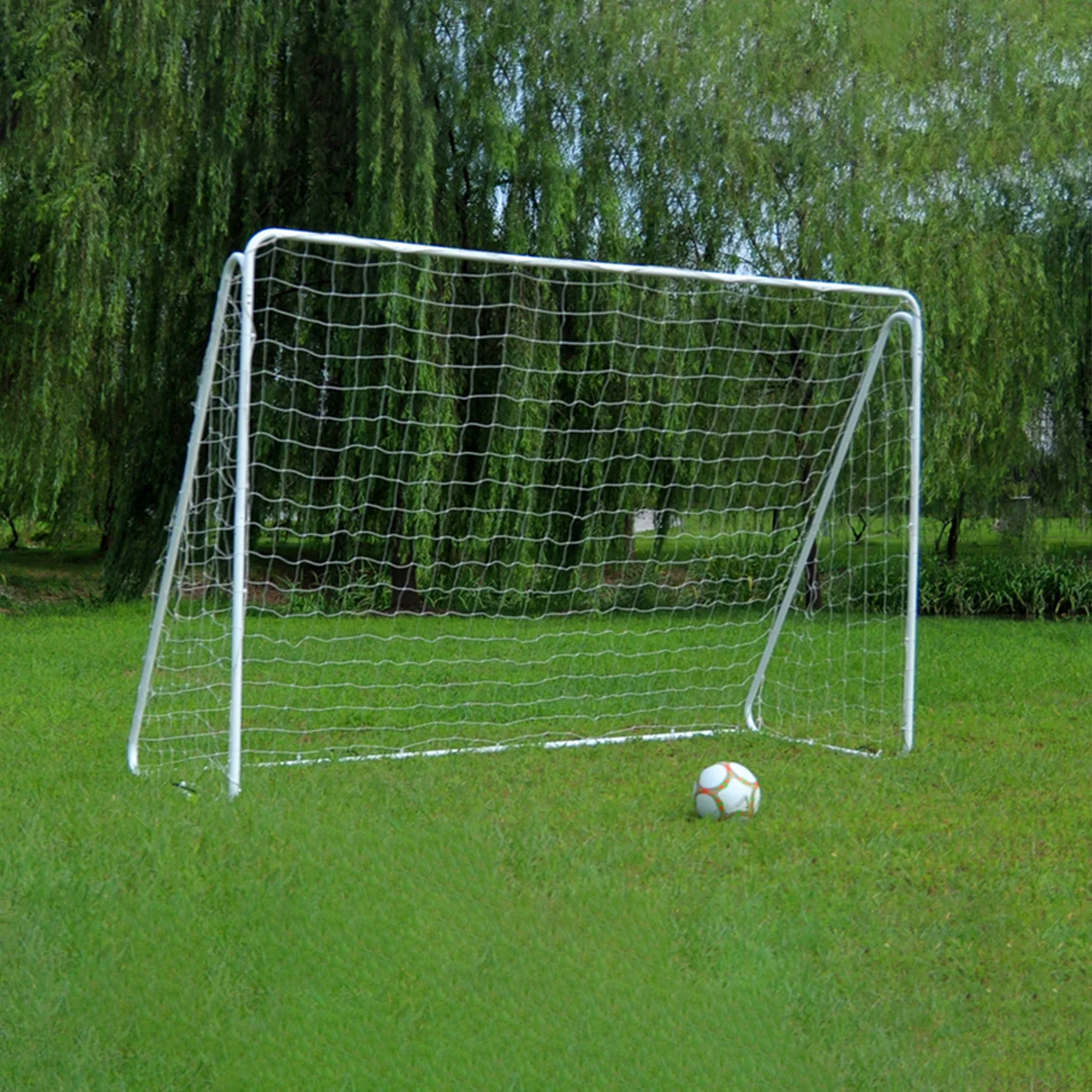 MOZURU 213CM Steel Soccer Goal
