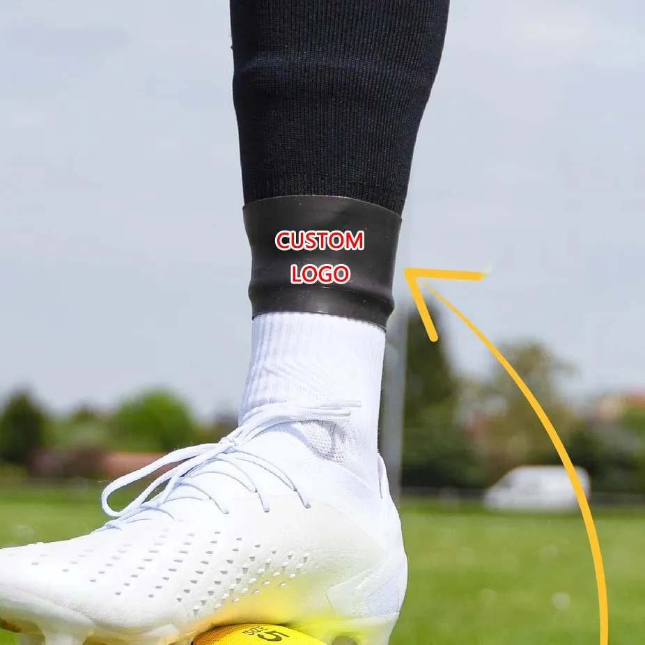 3 Sizes Soccer Shin Guards Strap Out Of Silicone Anti Slip Grip Tapes