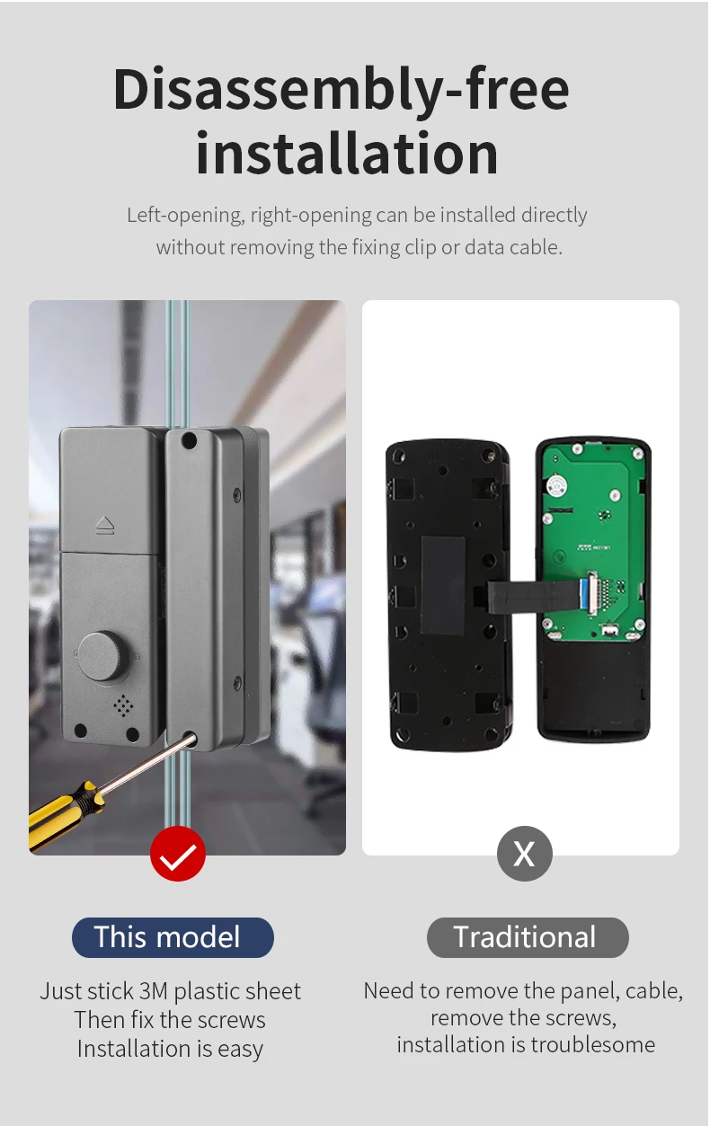 Factory Price Access Wifi Tuya Lock Electronic Door Locks for Homes Password App Unlocking Electronic Smart Door Lock
