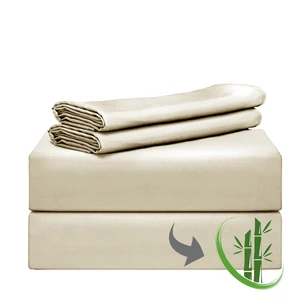 Heniemo Top Sale Bed Sheet Set 100% Bamboo Bedsheet for Home