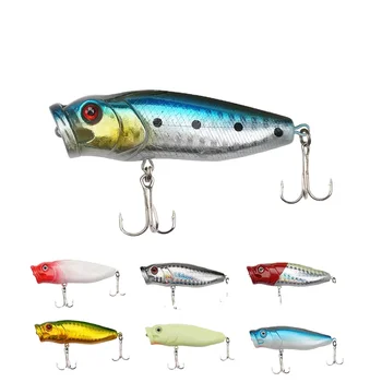 8.5g 7cm Topwater Fishing Floating Bass Trout Area Artificial Bait Popper Hard Lure – Popper – view 2