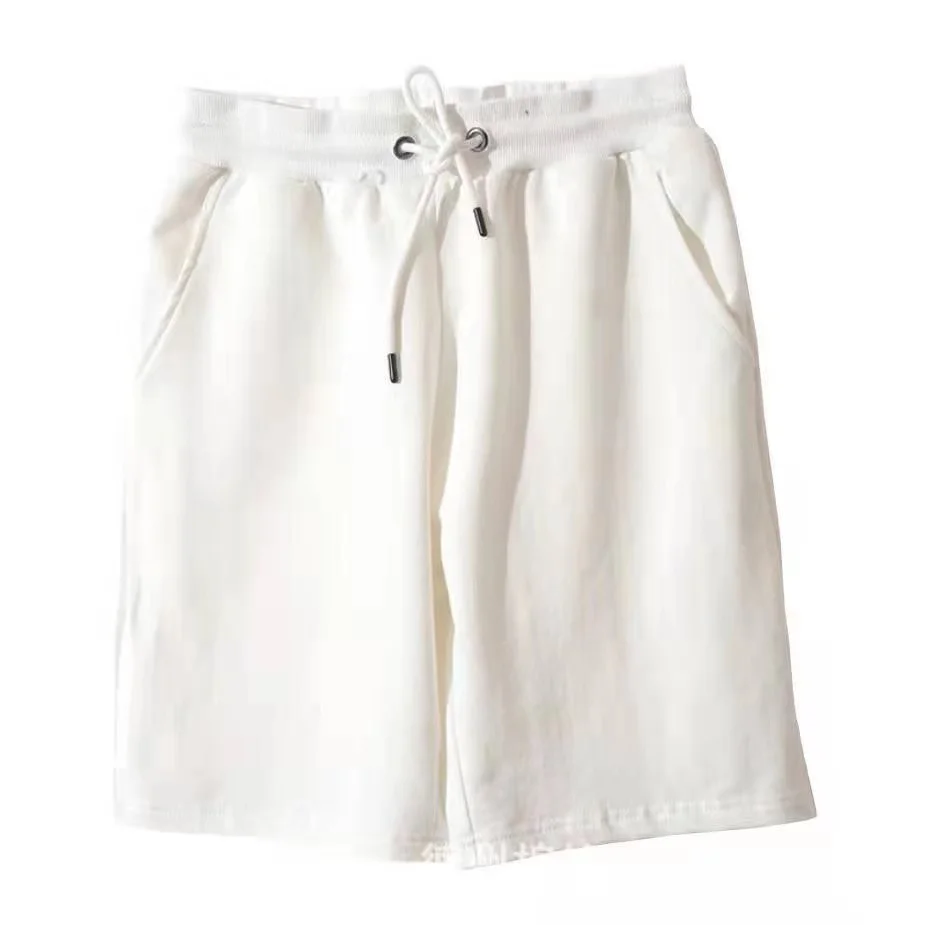 Custom summer Men's Shorts Pant Active Athletic Cotton Shorts Pants white Men's cotton Shorts178_voghion.com