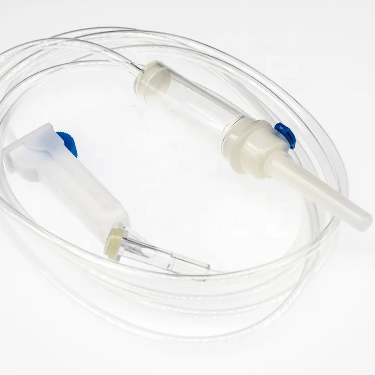 100ml  Pediatric Single Use Iv Set Sterile Double Spike Filter PVC Micro Dropper Disposable Infusion Set with Burette