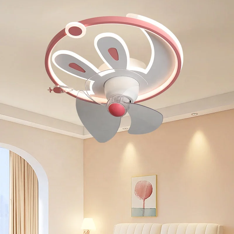 Remote Control Led Ceiling Fan With Lamp Living Room Bedroom Decorative Modern Luxury Ceiling Fans Light