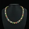 colorful Gold-colored crystal rhinestone-10mm