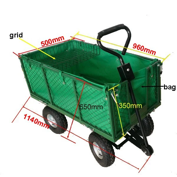Charrette Chariot De Jardin Remorque En