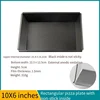 Inner non-stick 10*6 inches-detroit pizza pan