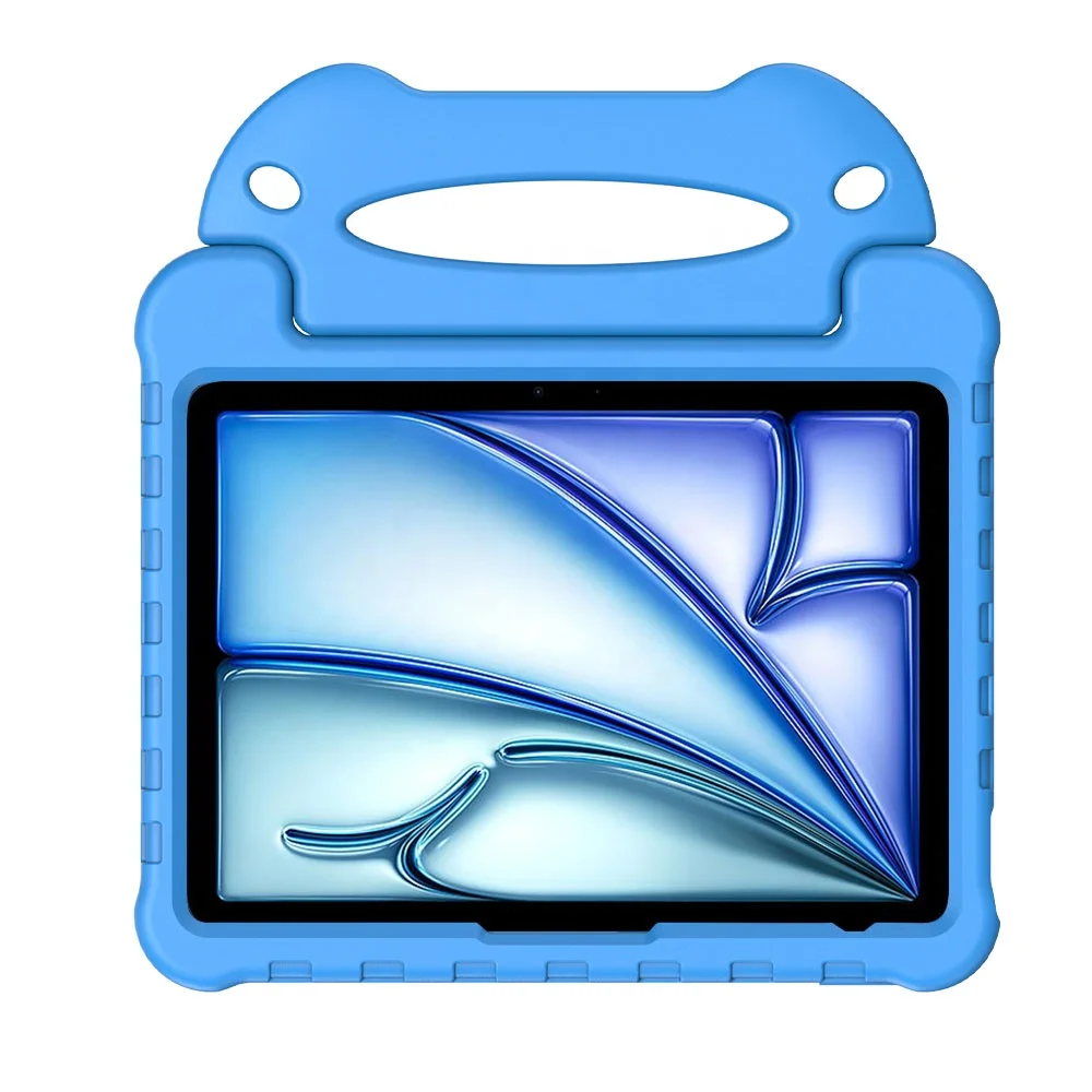 For Kids Protective for Tablet Case with Handle Stand Shoulder Strap EVA Foam Shockproof Luxury Design