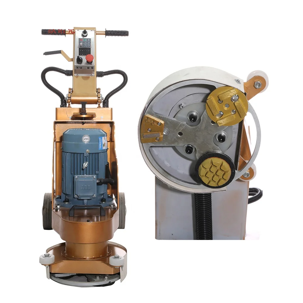 220V Single Phase 300mm Small Wet And Dry Concrete Floor Corner Grinder-122043