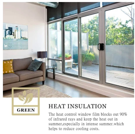 Multi-size One Way Mirror Window Film Privacy Sun Blocking Glass Sticker Heat Control Reflective Film Self Adhesive Window Tint