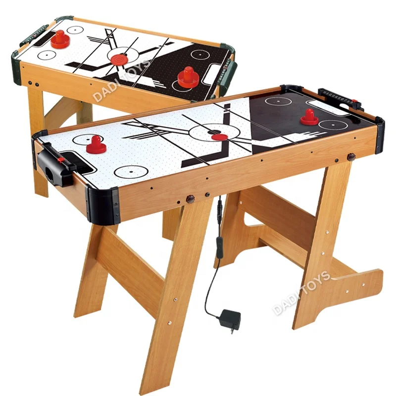 Новое поступление Деревянный Воздушный Хоккей настольная игра игрушка мини воздушный хоккей