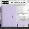 A5 solid color gift pack-purple + 25 sheets film