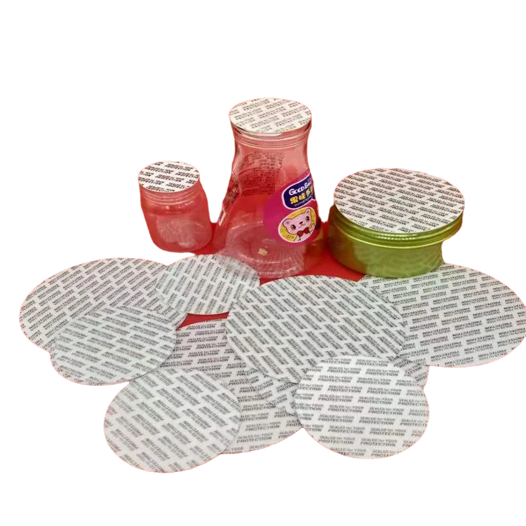 Self Adhesive Pressure Sensitive Bottle Cap Safety Tamper Seals Sealing Inserts Activated Pressure Foam Gasket
