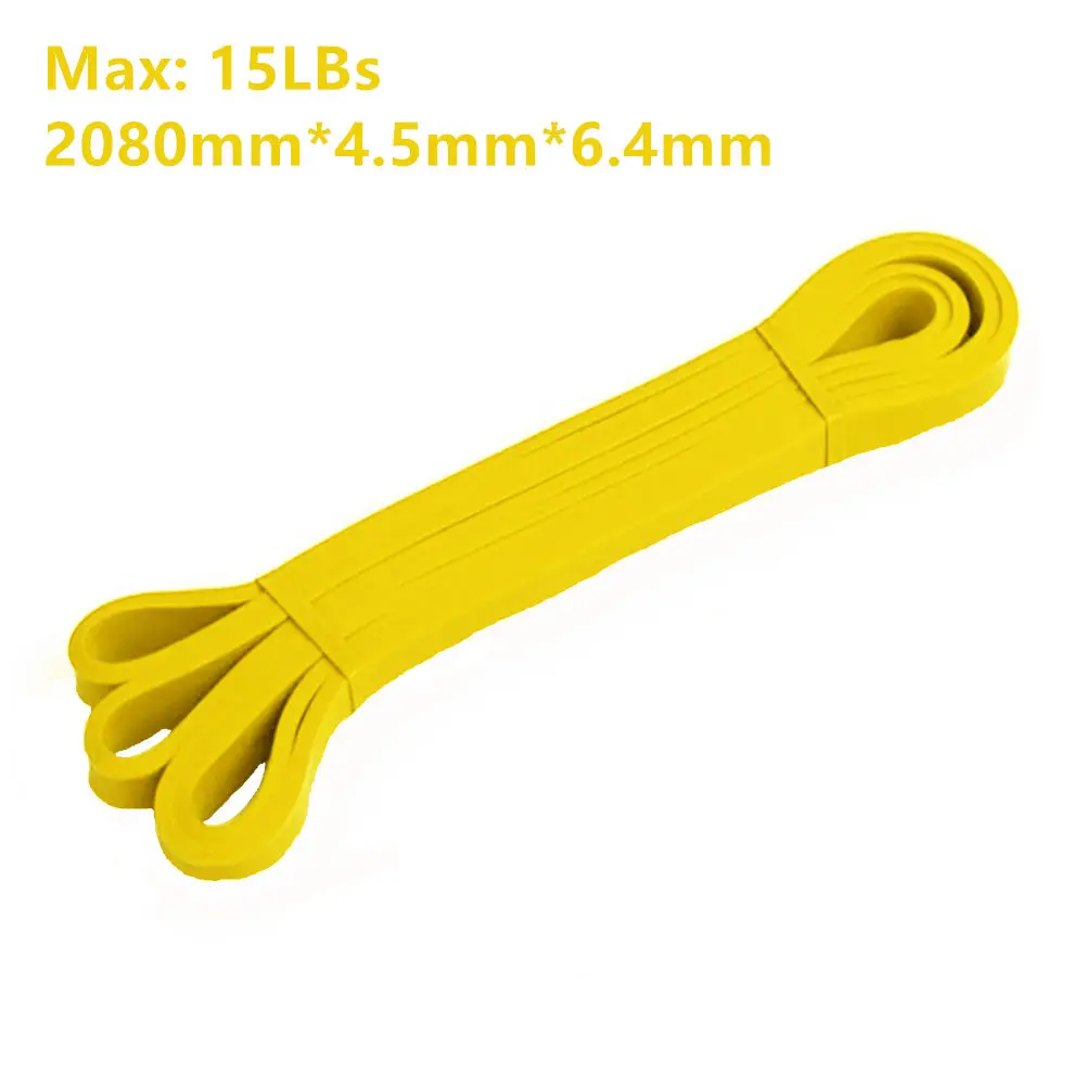 Faixa de Resistência de Látex Durável para Exercícios de Yoga e Fitness em Casa, Ecológica, com Logotipo Personalizado