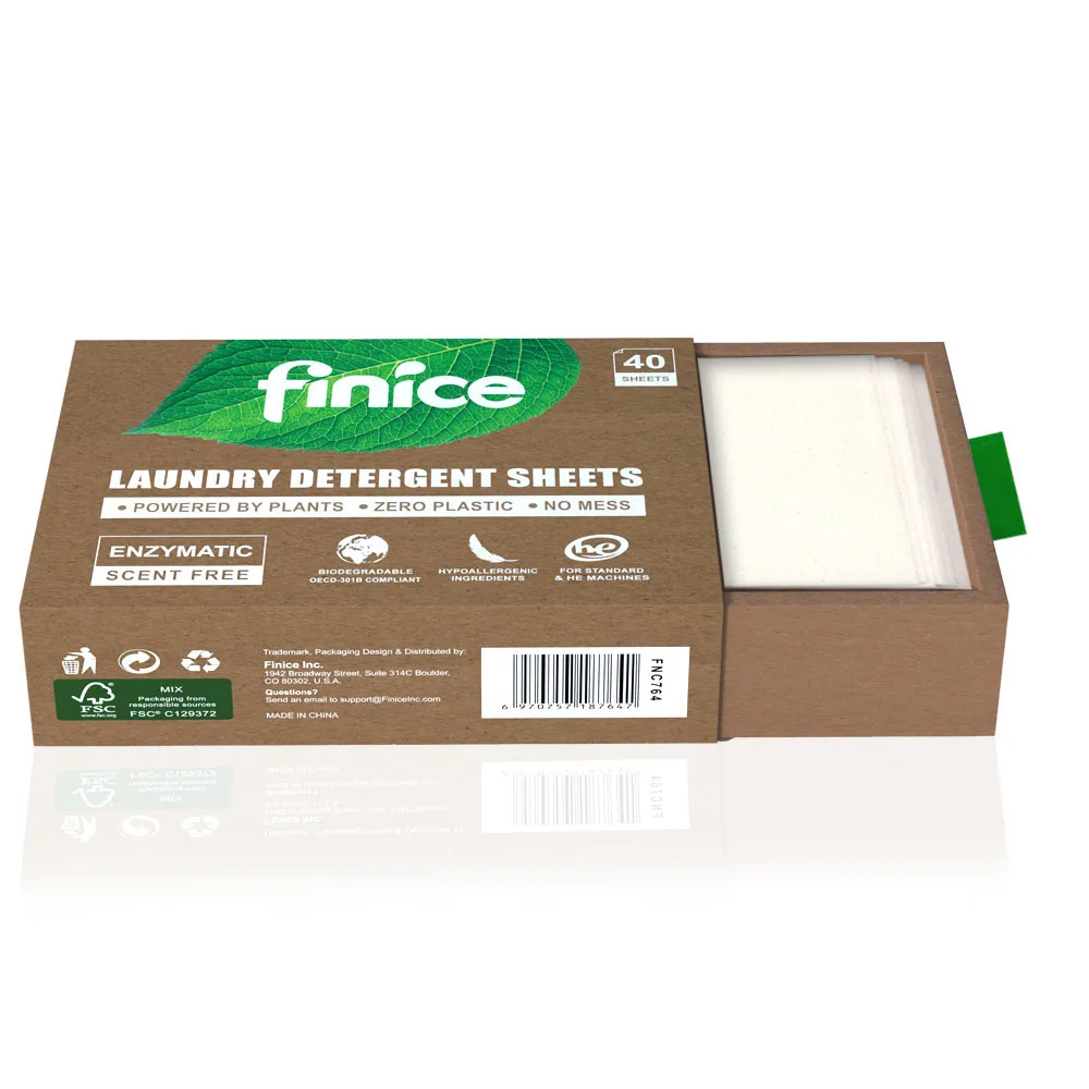 fnc764 finice laundry detergent sheets laundry