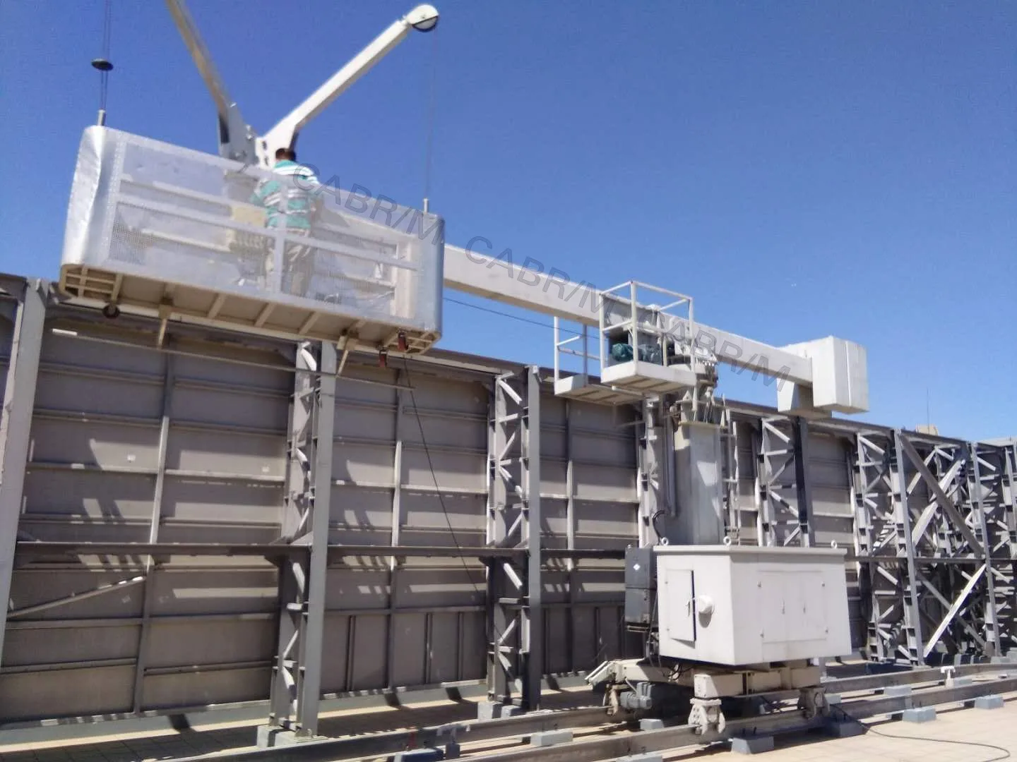 Bmu Building Maintenance Unit For Glass Facade And Window Clean