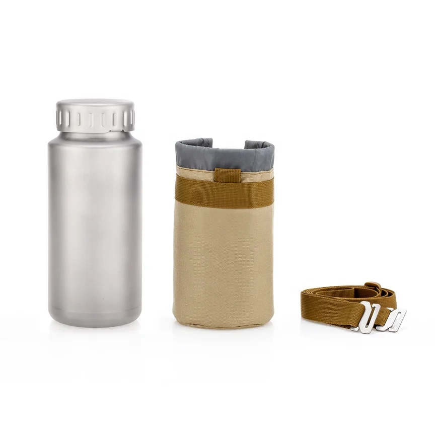 Large Titanium Water Bottle 1200ml/42.2 fl oz - Wide Mouth