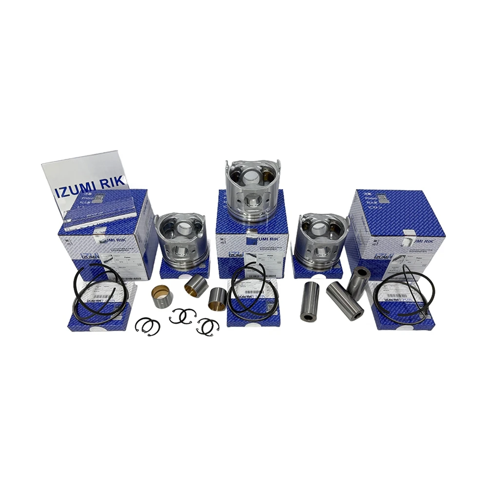 IZUMI RIK 6CH-HTE3 6CHL-TN طقم مكبس قياسي وحلقات مكبس لمحركات Yanmar