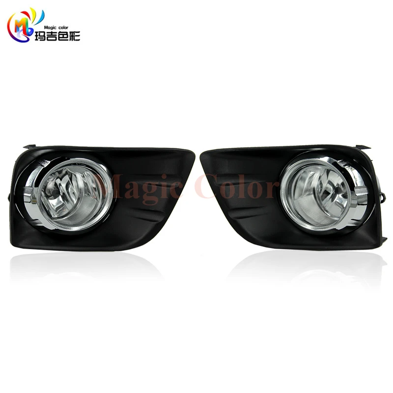 Fog Light Replacement for Toyota Land Cruiser Prado FJ150 2010 2011 2012 2013 Fog Lights H11 Halogen Fog Lamp Kit Assembly