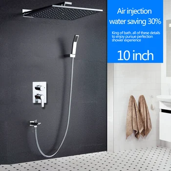 Excellent Quality Shower Faucet Set Customized Installation Height 2400Mm Hand Bath Shower Set