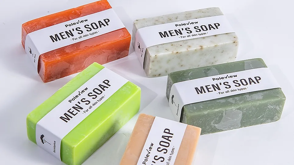 Poleview Masculine Collection Good Quality Handmade Organic Natural Mens Soap With Imitation