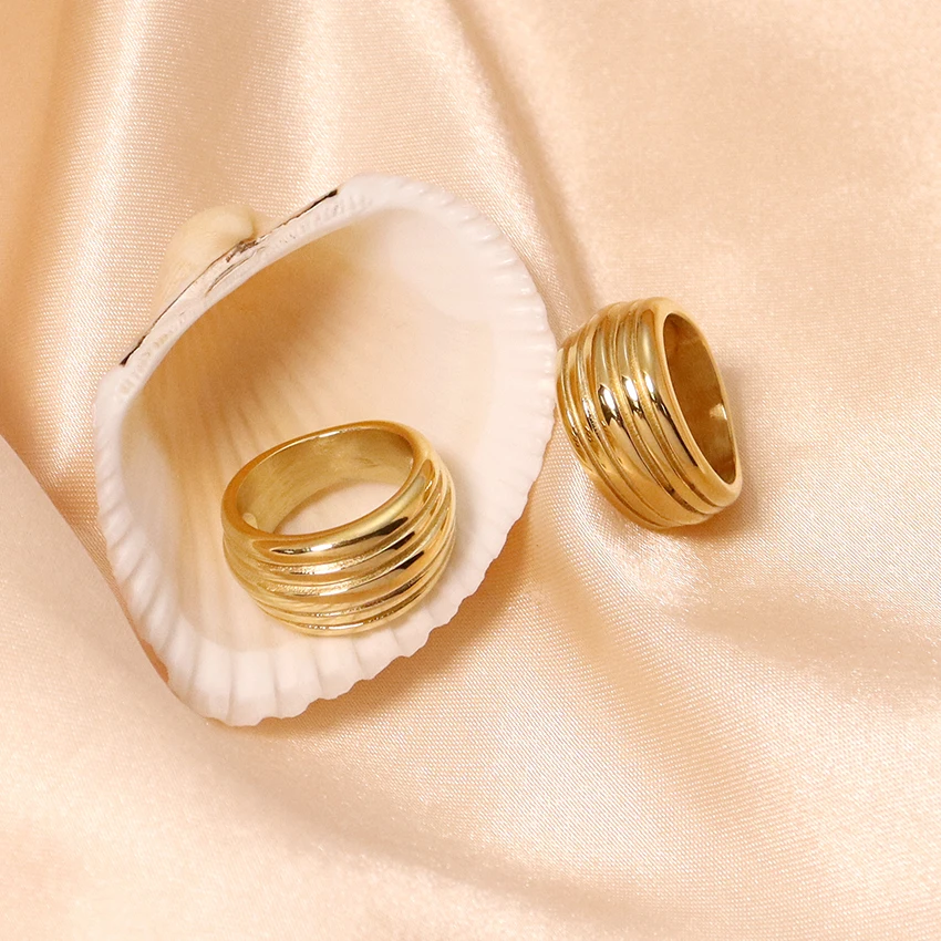 Shiny Fancy Gold Ring Designs for Girls Stock Image - Image of design,  object: 191868299