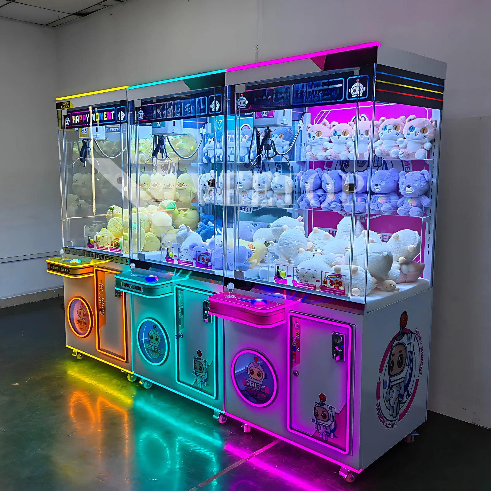 D-CLAW  円舞(おまけ付き) Pink Date Cut Prize Single Player Claw Toy Arcade Machine