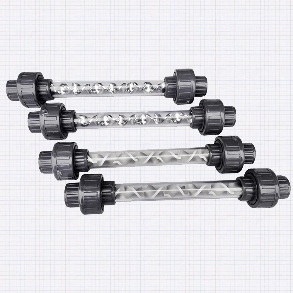 Пластиковый Дозирующий смеситель для водоочистки труб статический НПВХ