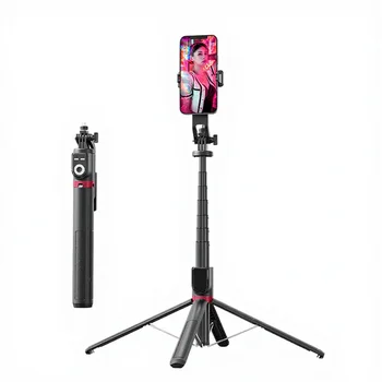Remote Control Metal Selfie Stick Universal Camera Phones Tripod Lightweight Mini Travel Live Streaming Video Recording Stand detail image
