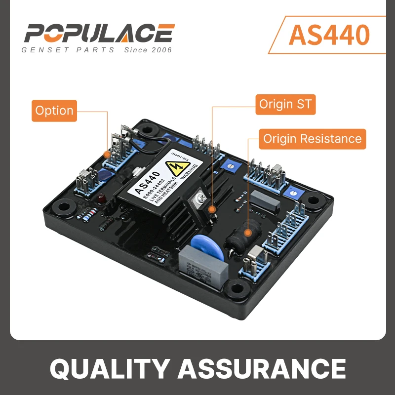 Voltage Regulator AVR AS 440 Generator Avr AS40 Alternator Automatic Voltage Regulation Generator Spare AVR AS440