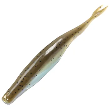 Simulation Fork-Tail Soft Fish Lifelike Swimming Action Bass Black Pit Special Artificial Soft Bait 3-Piece Stainless Steel – Soft Lure – view 4