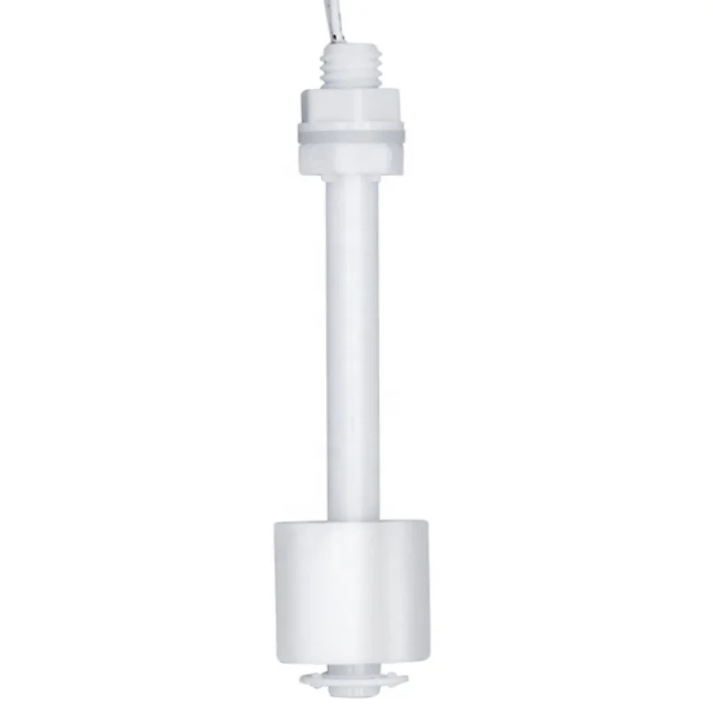 Horizontal Float Switch 10W 70W Liquid Level Sensor PP Plastic Length Customized Water Level Sensor Float Switch