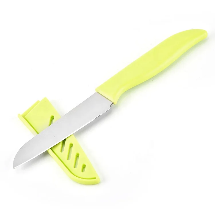 straight paring knife with safety sheath