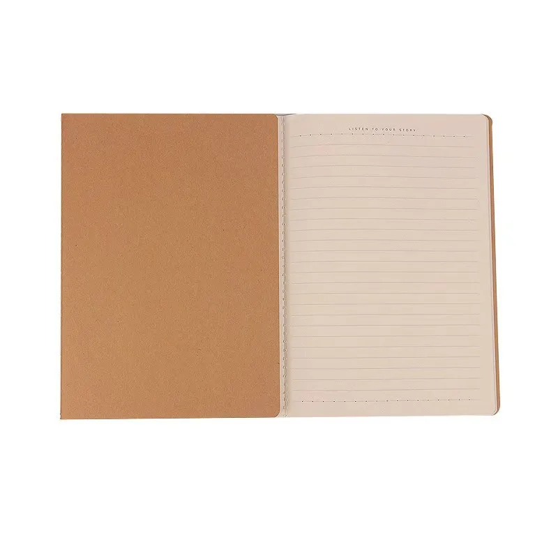 Newest Design Book Notebook Kraft Paper Notebook Custom Logo