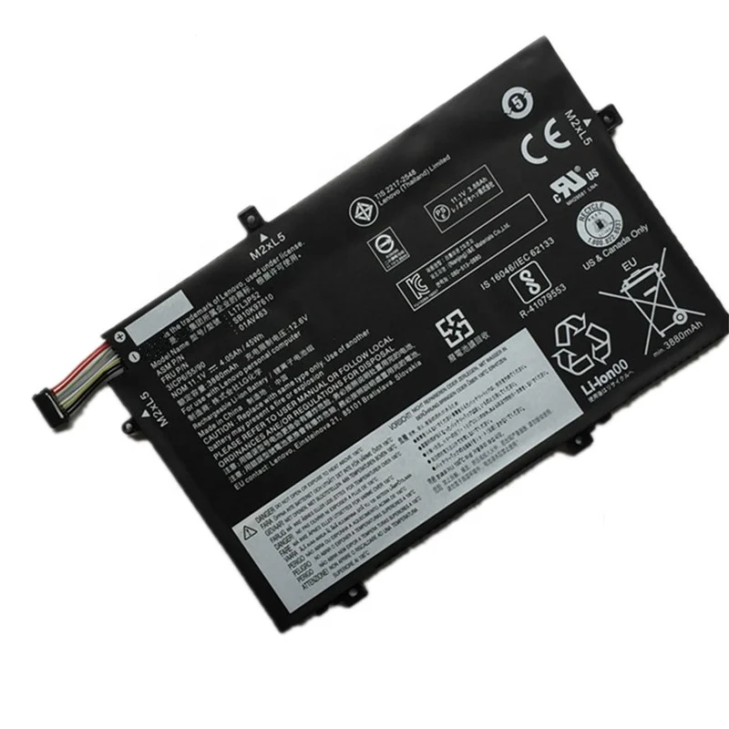 Lenovo ThinkPad L480 L490 L580 L590 Battery Replacement - 45WH